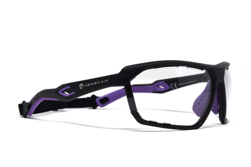 Addictive Energy C1 Sunglasses. Black/Purple
