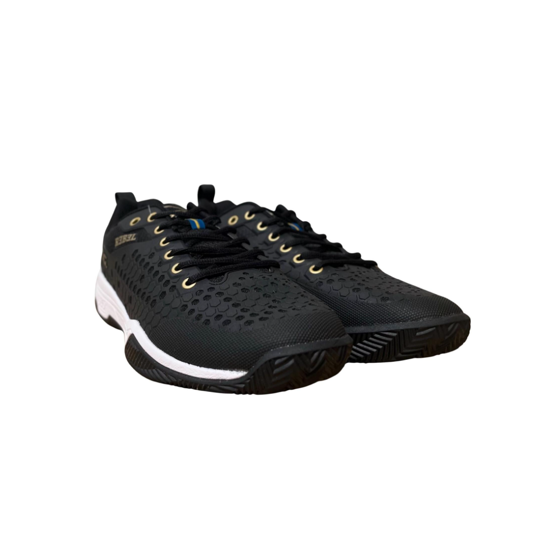Salming Rebel Black Male All Court Shoe. Padel & Pickleball